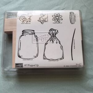 Stampin' Up! All Wrapped Up. New In Package Stamps